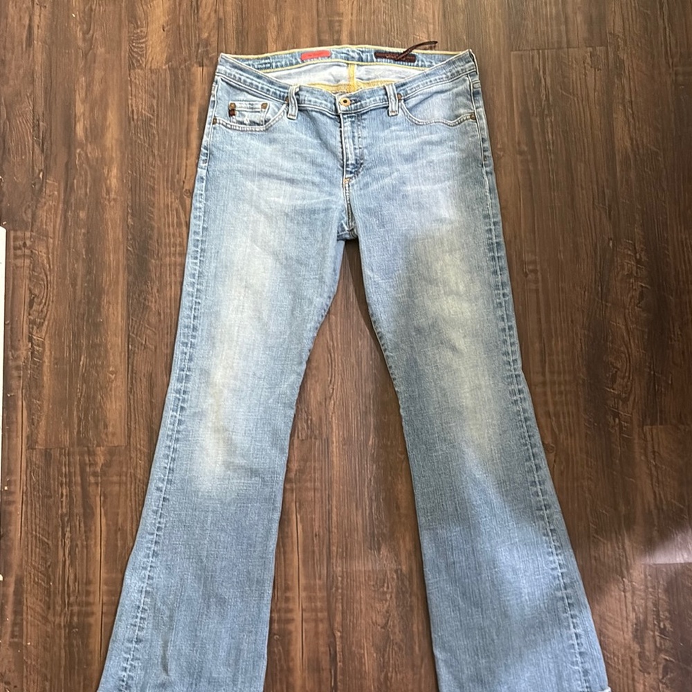 Vintage Adriano Goldschmied Light Blue Bellbottom Jeans